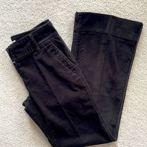 Tommy Hilfiger Low Rise Flare Corduroy Pants - Black